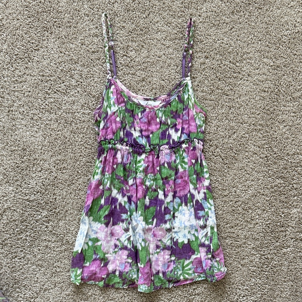 Floral Spaghetti Strap Dress
